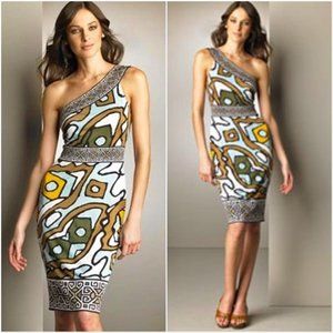 Diane von Furstenburg off the shoulder dress